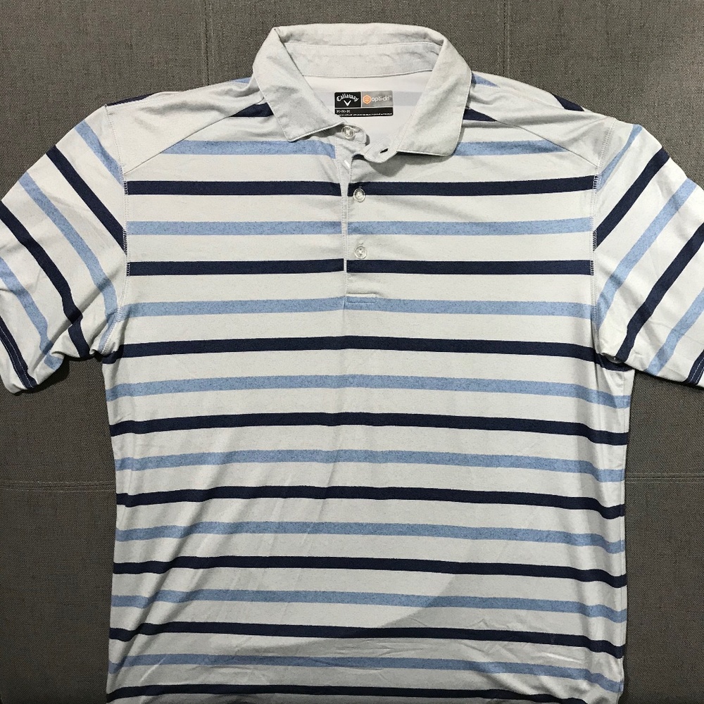Callaway Opti-Dri Men'S Short Sleeve Golf Polo Size Medium